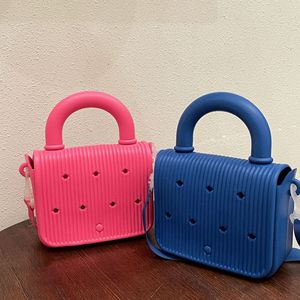 New Minimalist Cute Korean Style Crossbody Bag Premium EVA Hole <b>Small</b> Square Tote Waterproof Beach Grocery <b>Handbag</b> - Product Image 1