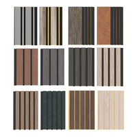 Panel de Pared 3D PS Moderno de Alta Calidad, Sistema de Revestimiento de Paredes Interiores, Revestimiento Decorativo para Espacios Comerciales y Villas