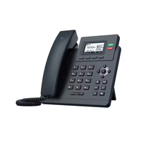 Téléphone IP Yea-link SIP-T31W avec écran LCD 2,3 pouces, 2 comptes SIP, PoE, voix HD optimale, conférence 5 voies, téléphone VoIP pour bureau professionnel