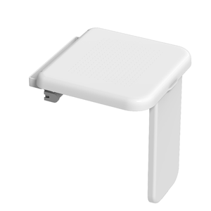 Silla de baño plegable blanca moderna, precio de fábrica, asiento de ducha para ancianos montado en la pared para el hogar, cocina, uso en Hotel al aire libre - Product Image 1