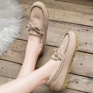 Mocassini da donna con fodera in pile a nastro caldo ZG8891-1 indumenti da notte comodi - Product Image 1