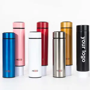 Best Price 500ML Thermos Stainless Steel Smart Water Bottle with tea infuser as gift set
