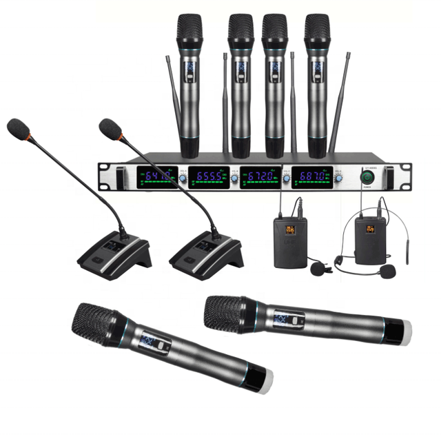 Wireless Microphone Uhf Collar Cordless Microphone Handhold Cordless Microphone Outdoor Sound System