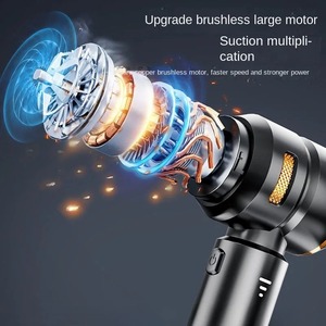 Aspirador de coche de alta potencia portátil de mano inalámbrico sin escobillas Motor máquina de limpieza potente plumero de aire para electrodomésticos - Product Image 3