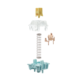 Ventes flash <span class=keywords><strong>EPOMAKER</strong></span> Sea Salt Silent V3 <span class=keywords><strong>Switch</strong></span> Set 35 pièces Interrupteur linéaire silencieux compatible avec la plupart des touches - Product Image 4