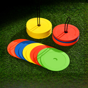 Discos de Entrenamiento de Fútbol Mini de TPR Duradero de 15.2 cm, Marcadores de Agilidad, Ejercicios de Fútbol, Multicolor, Logotipo Personalizado, Uso en Exteriores, Multideportivo - Product Image 1