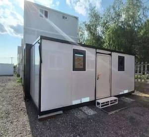 Maison préfabriquée Livraison gratuite Maison préfabriquée 20ft 40ft Maison conteneur extensible Bâtiments à structure en acier - Product Image 3