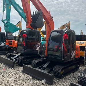 HITACHI ZX60 ZX55 ZX70 excavatrices de petite taille 6 tonnes 5 tonnes 7 tonnes excavatrices d'occasion excavatrices sur chenilles à vendre - Product Image 1