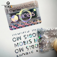 Étiquettes holographiques personnalisées anti-contrefaçon avec motif inviolable, autocollants de sécurité VOID authentiques et sécurisés