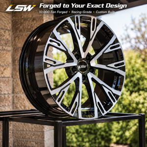 Rueda de Aleación LSW LS8243 para Tesla, Porsche, Land Rover, Monobloque Forjado de 1 Pieza con Múltiples Recortes - Product Image 3