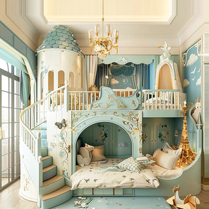 Design personalizzato di letti <span class=keywords><strong>per</strong></span> bambini di grandi dimensioni, casette, <span class=keywords><strong>mobili</strong></span> artistici <span class=keywords><strong>per</strong></span> bambini e letti castello <span class=keywords><strong>per</strong></span> ville - Product Image 4