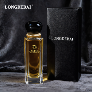 Botella de Perfume Cuadrada Árabe de Lujo, de Vidrio Transparente, con Cierre a Presión, 50ml 100ml, Botella de Perfume Vacía con Caja de Regalo - Product Image 2