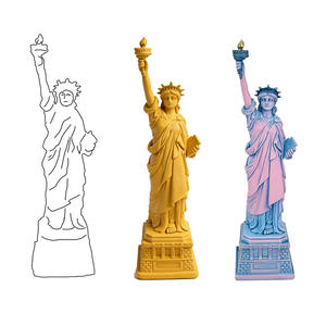 Regalos <span class=keywords><strong>de</strong></span> Recuerdo <span class=keywords><strong>de</strong></span> Viaje Personalizados, <span class=keywords><strong>Estatua</strong></span> <span class=keywords><strong>de</strong></span> <span class=keywords><strong>la</strong></span> <span class=keywords><strong>Libertad</strong></span>, Decoración <span class=keywords><strong>de</strong></span> Poliresina, Modelos <span class=keywords><strong>de</strong></span> Edificios Emblemáticos en 3D para Regalos Empresariales <span class=keywords><strong>de</strong></span> Recuerdo Turístico - Product Image 1