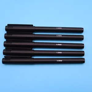 Toptan özelleştirilmiş 5 boyutları mikron 0.2mm 0.4mm 0.6mm 1.0mm 3.0mm Fineliner kalem