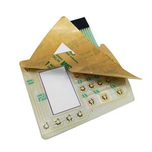 エンボス加工グラフィックオーバーレイパネルボタンタクタイルメンブレンスイッチキーパッド（3M背面接着剤付き） - Product Image 2