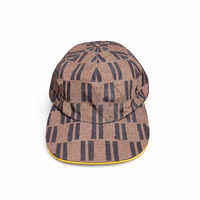 Casquette de baseball à visière plate à motif géométrique noir et blanc, unisexe, tendance, réglable, personnalisable, streetwear, hip-hop
