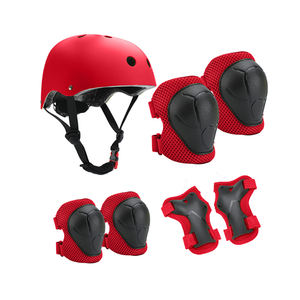 Ensemble d'équipement de protection pour planche à roulettes, garçon, fille, enfant, protège-poignets pour casque de vélo avec logo personnalisé - Product Image 1
