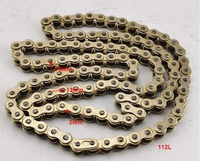 Chaîne de vélo électrique en or, 120 maillons, 98 maillons, sans joint torique, pour SURRON Ultra Bee Dirt Bike, durable, renforcée et épaissie