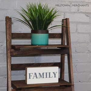 <span class=keywords><strong>Escalera</strong></span> plegable <span class=keywords><strong>de</strong></span> <span class=keywords><strong>madera</strong></span> <span class=keywords><strong>de</strong></span> 4 niveles para revistas, soporte para plantas, Exhibidor <span class=keywords><strong>de</strong></span> flores plegable - Product Image 5