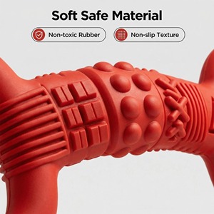 Juguete de Goma Natural Ecológico con Diseño Convexo Personalizado, Juguete Resistente para Masticar para Perros con Mordida Agresiva, Limpieza Dental - Product Image 3