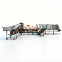 Séparateur d'air centrifuge à double action de nettoyage, entièrement automatique et intégré, avec criblage rotatif à tambour