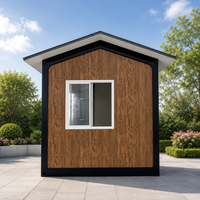 Casa Modular Portátil con Techo Inclinado y Baño, Cabaña Prefabricada para Jardín, Oficina y Vivienda Airbnb ADU Ray-Zen