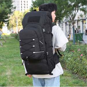 2 in 1 Backpack Set <b>Large</b> Capacity Waterproof Backpack for Hiking Camping Outdoor Sports Trekking <b>Rucksack</b> Bag for Travel - Product Image 2