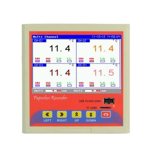 เครื่องวัดอุณหภูมิแบบดิจิตอล 12 ช่องสัญญาณอะนาล็อก พร้อม RS485 MODBUS RTU Ethernet TCP IP สำหรับอุตสาหกรรม - Product Image 1
