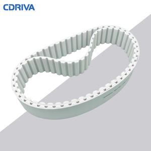 Cdriva sabuk waktu tanpa batas putih <span class=keywords><strong>PU</strong></span> presisi tinggi untuk mesin CNC/mesin cetak 3D/konveyor industri - Product Image 1