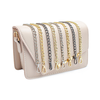 Rifornimento della fabbrica borsa in oro rosa argento borsa Tote catena d'oro accessori cinturino catena borsa in metallo
