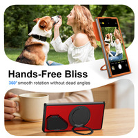 Funda Magnética Plegable para Teléfono con Rotación de 360° °   Funda Protectora Giratoria con Anillo para Cámara, Protección Total a Prueba de Golpes para Samsung Galaxy Z Fold 8 Ultra