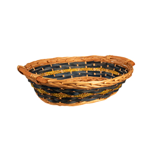 Scatola portaoggetti <span class=keywords><strong>in</strong></span> <span class=keywords><strong>vimini</strong></span> di erba marina intrecciata a mano, cesto <span class=keywords><strong>in</strong></span> <span class=keywords><strong>vimini</strong></span>, organizer da scrivania per trucchi, contenitore multiuso - Product Image 3