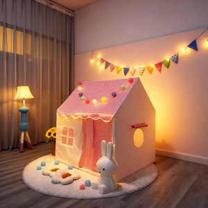 เต็นท์เด็กพับได้ 120x100x125 ซม. ผ้าโพลีเอสเตอร์อ๊อกซ์ฟอร์ด ของเล่นในร่มสำหรับเด็กหญิงและเด็กชาย อายุ 2-4 ปี - Product Image 2