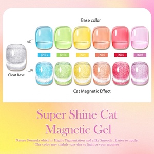 BORN PRETTY PRO Super Shine - Esmalte de <span class=keywords><strong>Uñas</strong></span> Magnético Universal Color Plata, Gel UV para <span class=keywords><strong>Uñas</strong></span>, <span class=keywords><strong>Brillo</strong></span> Plateado Brillante, <span class=keywords><strong>Uñas</strong></span> Semipermanentes - Product Image 2