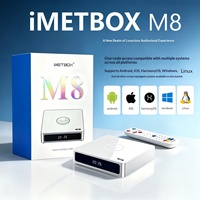 Akıllı TV BOX IMETBOX 4GB 64GB Android 14 Wi-Fi6 BT 5.4 Medya Oynatıcı (Imetbox M8 için)