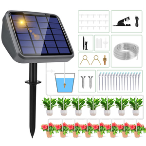 Sistema de <span class=keywords><strong>Riego</strong></span> Automático por Goteo con Energía <span class=keywords><strong>Solar</strong></span>, Temporizador Programable para Jardín, Kit de Sistema de <span class=keywords><strong>Riego</strong></span> por Goteo, Plástico - Product Image 3