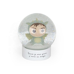 Muñeco de nieve personalizado, iluminación Led musical de cristal, cuentas de resina, regalos de recuerdo para niños - Product Image 4