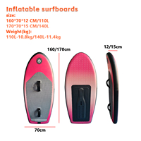 Offre spéciale, planche de surf gonflable en fibre de carbone avec sac à pompe en PVC brossé rose, hydroptère, cerf-volant, planche de surf pour adultes