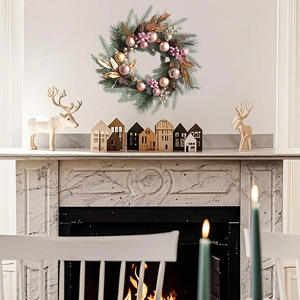 2025 guirlandes de noël guirlande ornement artificiel rotin arbre <span class=keywords><strong>porte</strong></span> suspendus fleurs plantes décorations de noël - Product Image 3