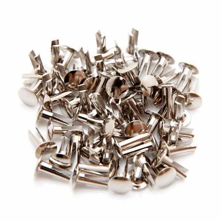 Customized Stainless Steel Flat Head Split Rivets Truss Nail Semi ...