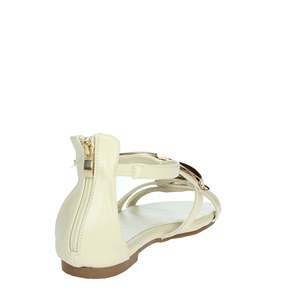 Ikaros Women's Low <b>Sandal</b> P2534 Black Flat <b>Sandals</b> - Product Image 3