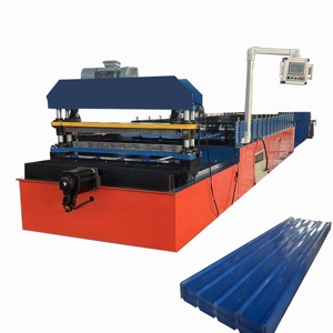 Good Performance High Speed Ibr Metal Roofing <b>Sheet</b> Roll Forming Machine Servo Shearing for Construction - Product Image 3