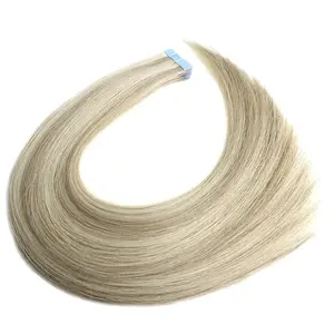 Wholesale European Double Drawn Human Hair Tape Hair Extension High Quality Remy Tape In Hair Extension