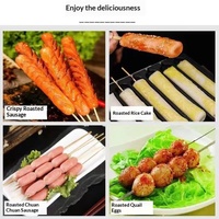 Plaque de cuisson en fonte antiadhésive, modèle populaire pour usage domestique, pour saucisses, galettes de riz, grillades de viande, œufs frits et barbecue extérieur