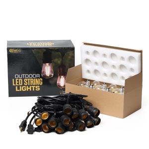 Outdoor Led <b>String</b> Lights 110V250V Waterproof Plastic Body For <b>Garden</b> Wedding Party Decorations - Product Image 4