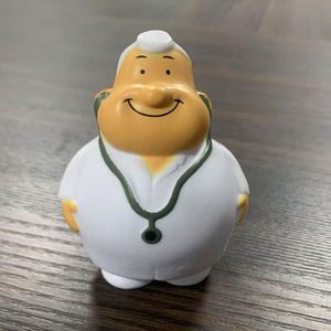 Balle anti-stress personnalisée en PU pour médecin, jouet d'exercice manuel - Product Image 2