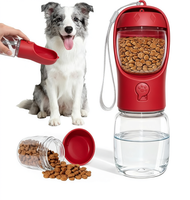 Bouteille d'eau portable pour chien, récipient alimentaire, anti-fuite, sans BPA, écologique, avec couvercle, bol d'eau de voyage pour chiot, essentiels pour la promenade