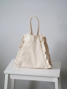 กระเป๋าช้อปปิ้งผ้าแคนวาสสุดเก๋ ทนทาน ดีไซน์หรูหรา พร้อมลายพิมพ์โลโก้ - Product Image 3