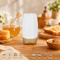 Bouteilles souples en plastique personnalisées, vides, inversées et convertibles, pour l'emballage de miel et de sirop – Vente en gros