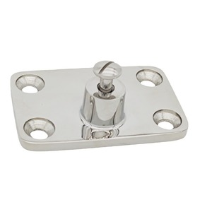 Charnière de pont en acier inoxydable 74x47x30mm à base carrée, quincaillerie marine, accessoire de bateau, pièce de rechange pour pare-soleil fixe - Product Image 1